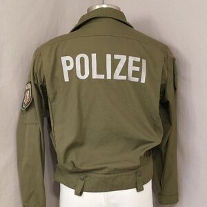 Polizei European Drab Short Jacket Workfashion.com GmbH 50" Chest 2005 Y2K